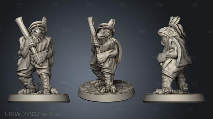 Kenku ruffian stl model for CNC