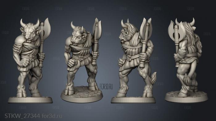 Minotaur stl model for CNC