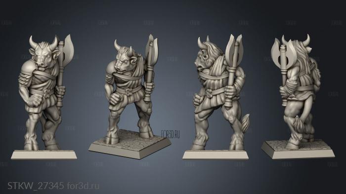 Minotaur stl model for CNC