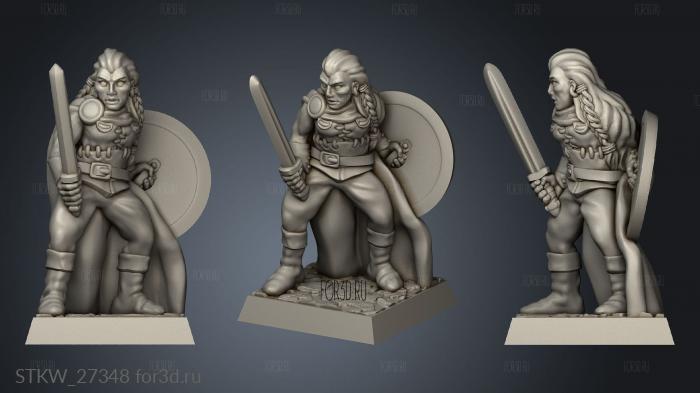 Norse Maiden 3d stl модель для ЧПУ