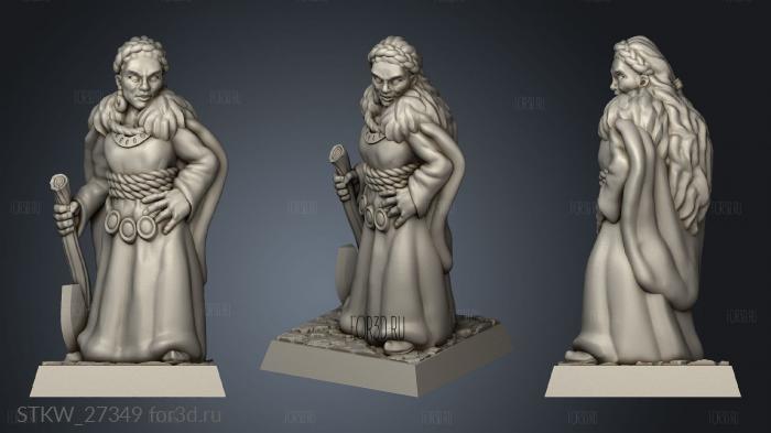 Norse Maiden 3d stl модель для ЧПУ