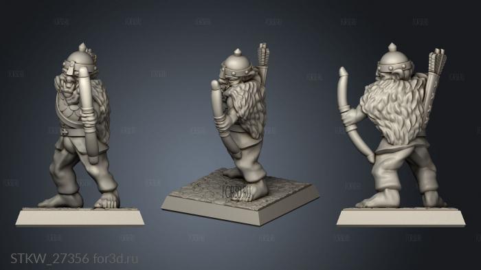 Orc archer stl model for CNC