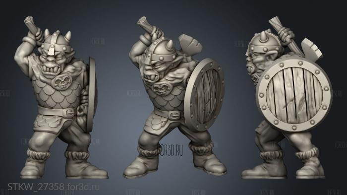 Orc axe 3d stl модель для ЧПУ