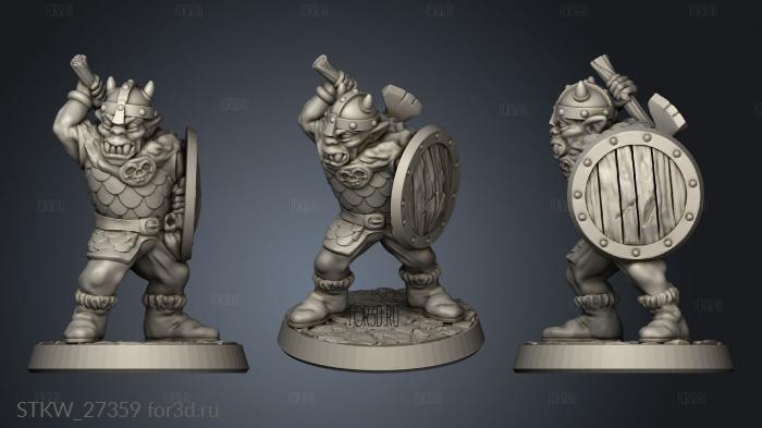 Orc axe 3d stl модель для ЧПУ