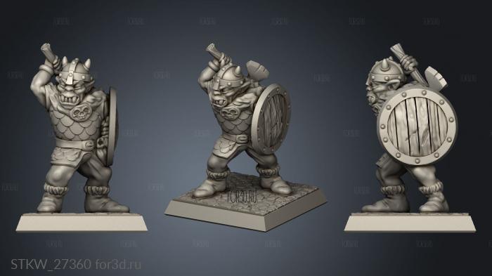 Orc axe 3d stl модель для ЧПУ