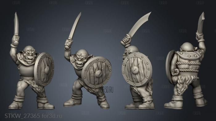 Orc scimitar 3d stl модель для ЧПУ