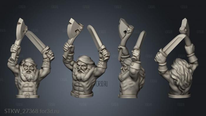 rider barbarian dual 3d stl модель для ЧПУ