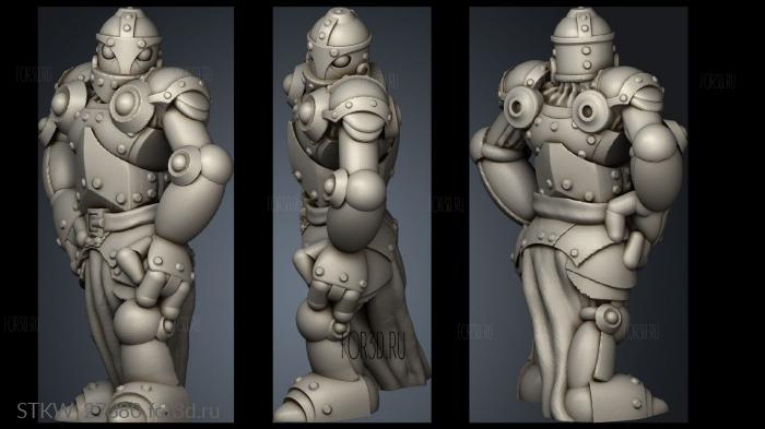 Warforged 3d stl модель для ЧПУ