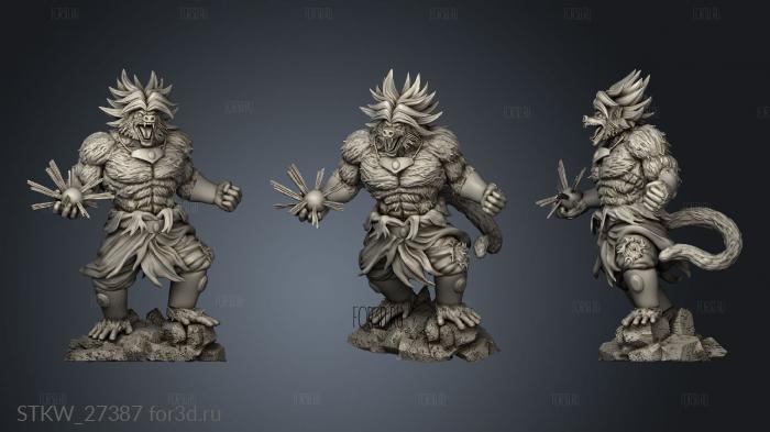 Broly Ozuru stl model for CNC