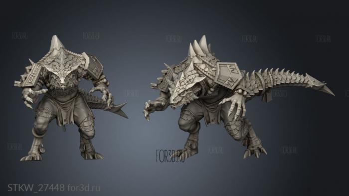 Lizen Saurus 3d stl модель для ЧПУ