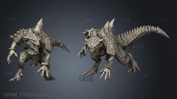 Lizen Saurus 3d stl модель для ЧПУ