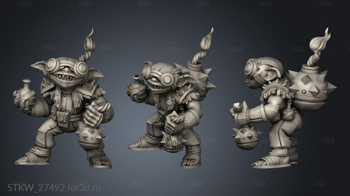 Goblins goblin artificer glasses stl model for CNC