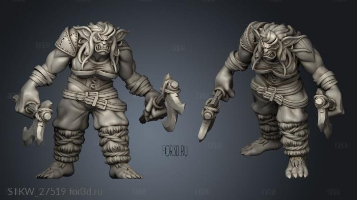 bugbear barbarian stl model for CNC