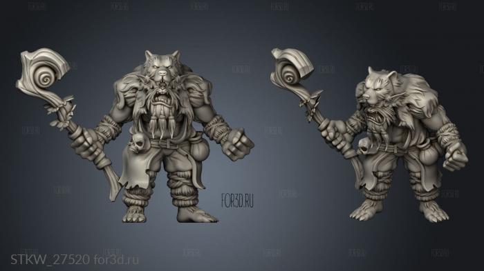 bugbear druid stl model for CNC