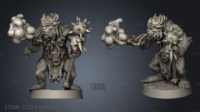 Bugbear Mage stl model for CNC