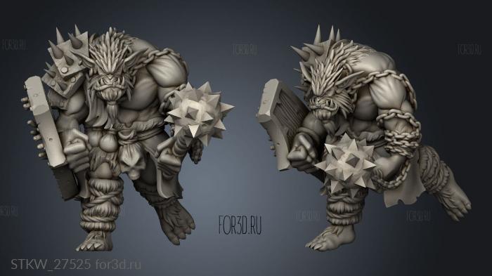 bugbear warrior stl model for CNC