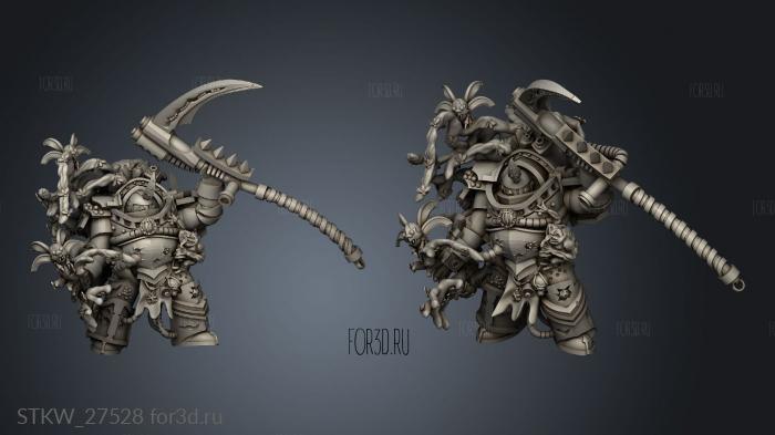 builder nurgle constructor Sumbu stl model for CNC