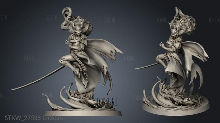 Bullet Souls Morgana stl model for CNC