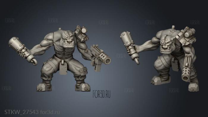 orks size Grenade Boy 3d stl модель для ЧПУ