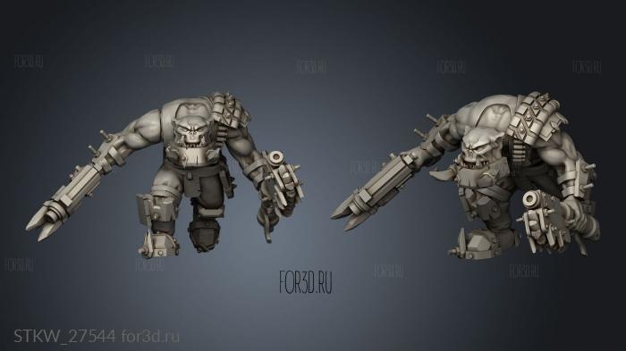 orks size Running Boy 3d stl модель для ЧПУ