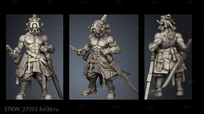 BUSHIDO SOUL REAPER JINN STANDBY stl model for CNC