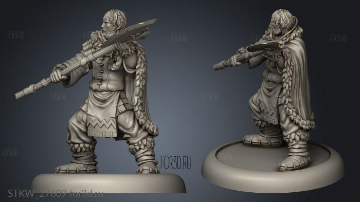 Bushido Maniitok stl model for CNC