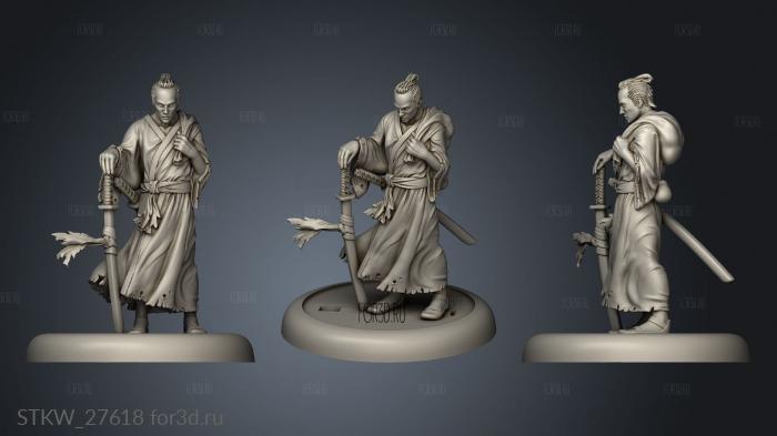 Bushido Ying Jian stl model for CNC