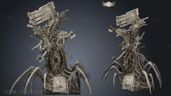 Butcher Infected stl model for CNC