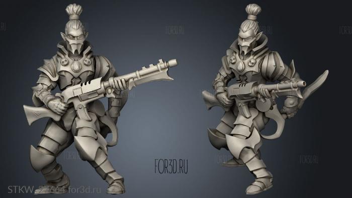 Cabal Legion stl model for CNC