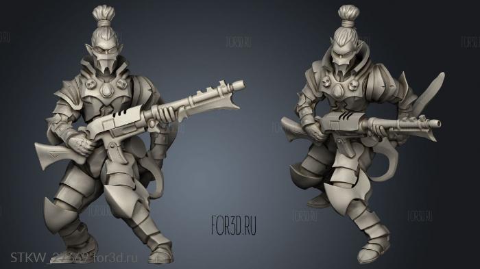 Cabal Legion stl model for CNC