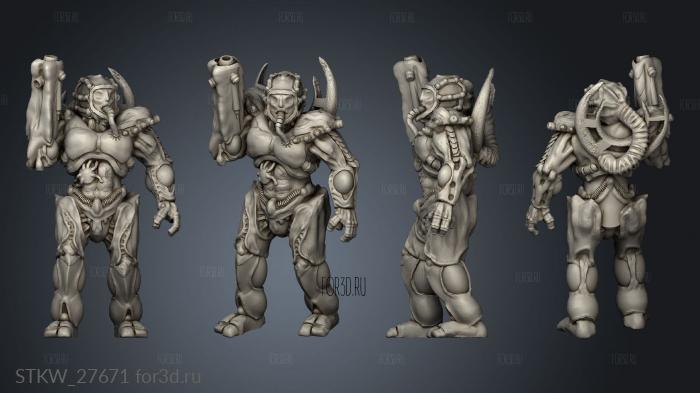 Cabal the Twisted Mirror Screamer Squad stl model for CNC