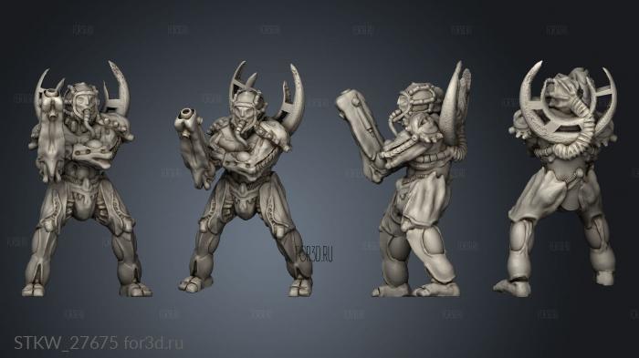 Cabal the Twisted Mirror Screamer Squad stl model for CNC