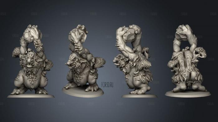 Army Forest Troll 2 Smaller Scale stl model for CNC