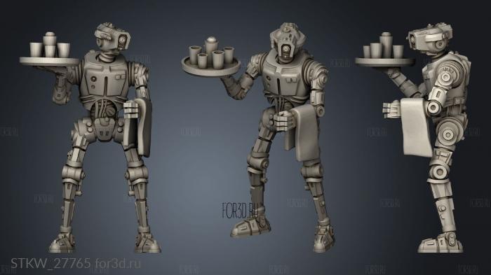 Cantina DROID stl model for CNC