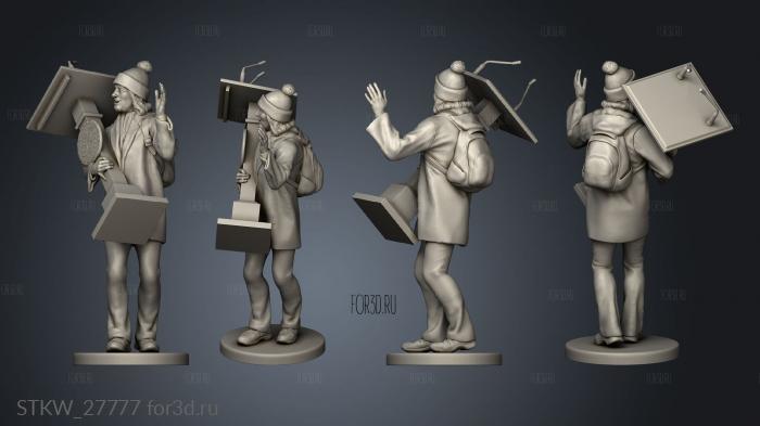 Laptop Man 3d stl модель для ЧПУ