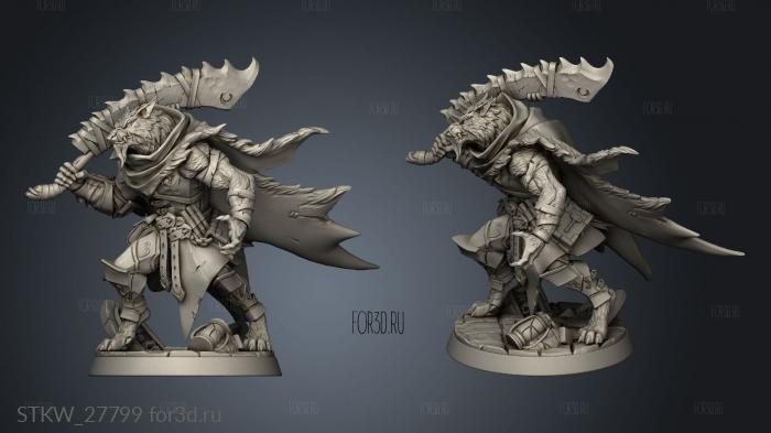 Captain Fenrir Wulfheart Form Requiem Demon Hunters stl model for CNC