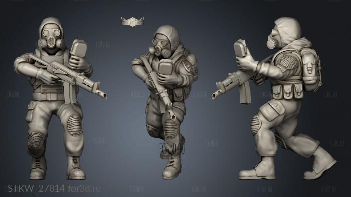 Carbine Aiming stl model for CNC