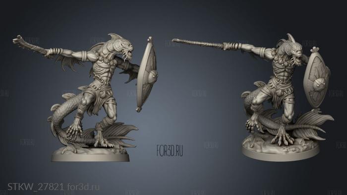 Carcharodon Warriors Warrior stl model for CNC