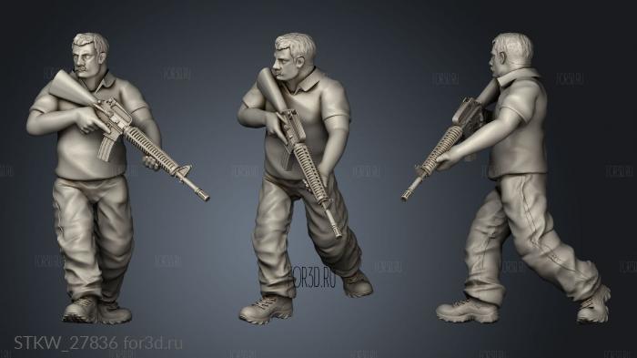 Cartel Gang stl model for CNC