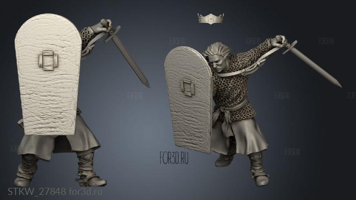 Christian Sword stl model for CNC