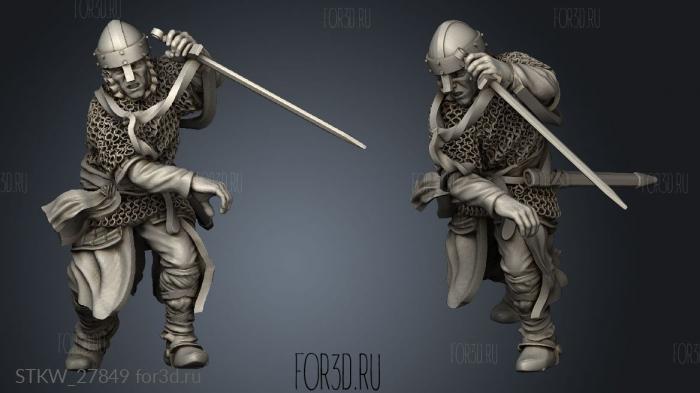 Christian Sword stl model for CNC
