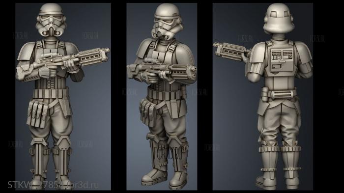 Shore Trooper stl model for CNC