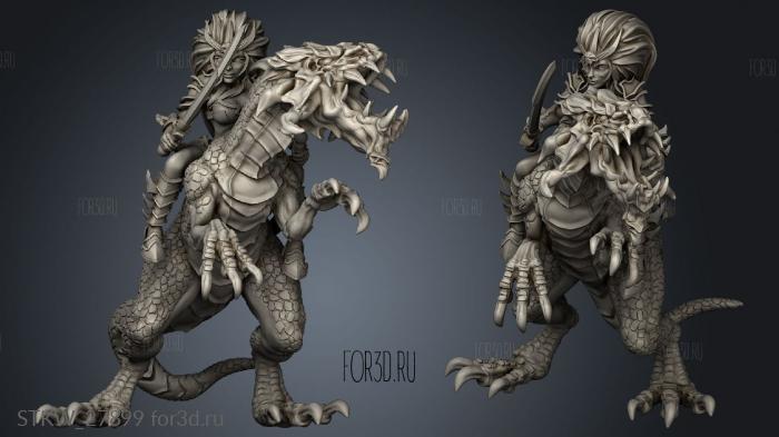 cavalry creature stl model for CNC