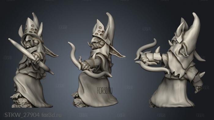 Goblin Archer stl model for CNC
