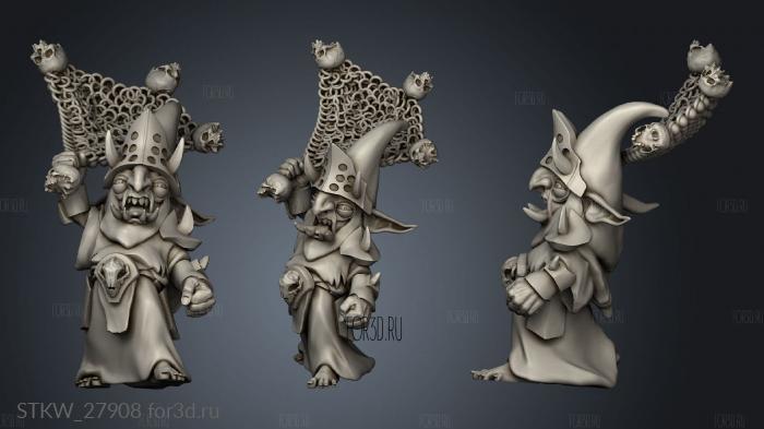 Goblin stl model for CNC