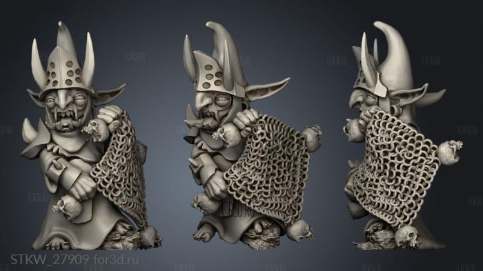Goblin stl model for CNC