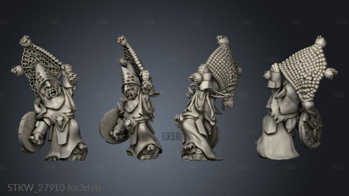 Goblin stl model for CNC