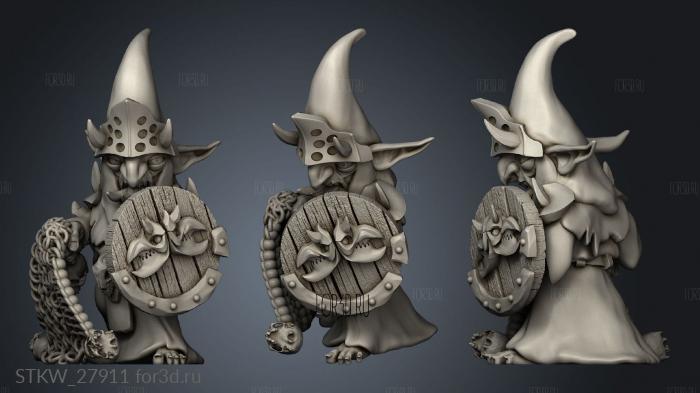 Goblin stl model for CNC
