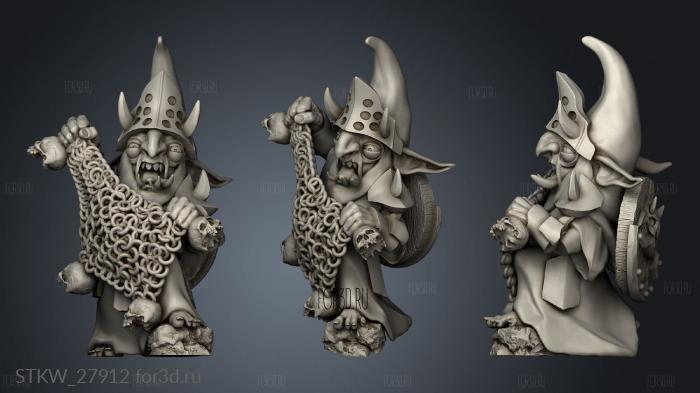 Goblin stl model for CNC