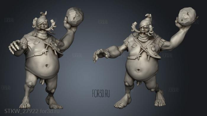 trolls troll 3d stl модель для ЧПУ